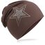 Miobo Slouch Beanie Mütze für Kinder und Erwachsene – Weiche Baumwolle – Strass-Stern-Design