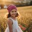 Wollhuhn Kinder Beanie – Zweilagige Longbeanie aus Jersey, wendbar & weich – innen grau – Handmade in Deutschland – ganzjährig (DE/NL/SE/PL, Numerisch, 48, 50, Lines Beere)