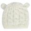 Yixda Neugeborene Baby Mütze und Handschuhe Set Kleinkind Winter Strickmütze Hüte (Weiß 1, 3-6 Monate)