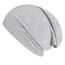 Wollhuhn ÖKO Wärmere Mädchen/Jungen Lässige Lines Long-Beanie/Wende-Mütze Ganzjährig (aus Öko-Stoffen, Bio) 20022002 (Lines schwarz/grau, XS)