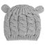 Yixda Neugeborene Baby Mütze Kleinkind Winter Strickmütze Hüte (Grau 1, 0-3 Monate)