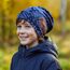 Wollhuhn Kinder Beanie – Zweilagige Longbeanie aus Jersey, wendbar & weich – innen grau – Handmade in Deutschland – ganzjährig (DE/NL/SE/PL, Numerisch, 48, 50, Skater Orange)