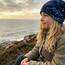 Wollhuhn Kinder Beanie – Zweilagige Longbeanie aus Jersey, wendbar & weich – innen grau – Handmade in Deutschland – ganzjährig (DE/NL/SE/PL, Numerisch, 48, 50, Cool Music Blautöne)