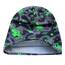Wollhuhn Kinder Beanie – Zweilagige Longbeanie aus Jersey, wendbar & weich – innen grau – Handmade in Deutschland – ganzjährig (DE/NL/SE/PL, Numerisch, 48, 50, Space Neon Grün)