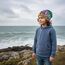 Wollhuhn Kinder Beanie – Zweilagige Longbeanie aus Jersey, wendbar & weich – innen grau – Handmade in Deutschland – ganzjährig (DE/NL/SE/PL, Numerisch, 52, 54, Streetart)