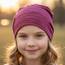 Wollhuhn Kinder Beanie – Zweilagige Longbeanie aus Jersey, wendbar & weich – innen grau – Handmade in Deutschland – ganzjährig (DE/NL/SE/PL, Numerisch, 56, 58, Lines Beere)