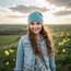 Wollhuhn Kinder Beanie – Zweilagige Longbeanie aus Jersey, wendbar & weich – innen grau – Handmade in Deutschland – ganzjährig (DE/NL/SE/PL, Numerisch, 52, 54, Big Stars Grau/Mint)