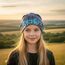 Wollhuhn Kinder Beanie – Zweilagige Longbeanie aus Jersey, wendbar & weich – innen grau – Handmade in Deutschland – ganzjährig (DE/NL/SE/PL, Numerisch, 48, 50, Skater Blau)