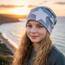 Wollhuhn Kinder Beanie – Zweilagige Longbeanie aus Jersey, wendbar & weich – innen grau – Handmade in Deutschland – ganzjährig (DE/NL/SE/PL, Numerisch, 56, 58, Big Stars grau/rosa/pink)