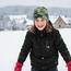 Wollhuhn Kinder Beanie – Zweilagige Longbeanie aus Jersey, wendbar & weich – mit Grauer Innenseite – Handmade in Deutschland – ganzjährig tragbar (Graffiti Oliv/Gelb, L)