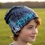 Wollhuhn Kinder Beanie – Zweilagige Longbeanie aus Jersey, wendbar & weich – innen grau – Handmade in Deutschland – ganzjährig (DE/NL/SE/PL, Numerisch, 48, 50, Skater Blau)