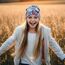 Wollhuhn Kinder Beanie – Zweilagige Longbeanie aus Jersey, wendbar & weich – mit Grauer Innenseite – Handmade in Deutschland – ganzjährig tragbar (Schmetterlinge Grau, L)