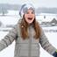 Wollhuhn Kinder Beanie – Zweilagige Longbeanie aus Jersey, wendbar & weich – innen grau – Handmade in Deutschland – ganzjährig (DE/NL/SE/PL, Numerisch, 56, 58, Big Stars grau/rosa/pink)