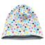 Wollhuhn ÖKO Jungen/Mädchen Bequeme Weiche Long Beanie/Mütze/Kinder-Mütze Jersey Gefüttert (Öko-Stoffe/Bio) 20220620 (Blümchen Hellblau, M)