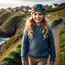 Wollhuhn Kinder Beanie – Zweilagige Longbeanie aus Jersey, wendbar & weich – innen grau – Handmade in Deutschland – ganzjährig (DE/NL/SE/PL, Numerisch, 52, 54, Space Neon Grün)