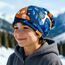 Wollhuhn Kinder Beanie – Zweilagige Longbeanie aus Jersey, wendbar & weich – innen grau – Handmade in Deutschland – ganzjährig (DE/NL/SE/PL, Numerisch, 48, 50, Nightfox Dunkelblau/Orange)