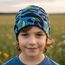 Wollhuhn Kinder Beanie – Zweilagige Longbeanie aus Jersey, wendbar & weich – innen grau – Handmade in Deutschland – ganzjährig (DE/NL/SE/PL, Numerisch, 52, 54, Space Neon Gelb)