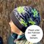 Wollhuhn ÖKO Leichte Mädchen/Jungen Beanie-Mütze Bündchen Elastisch Übergangszeit/Sommer Kinder-Mütze Baumwolle (Öko-Stoffe, Bio) 22222235 (Coole Dinos Blau/Grau, M)