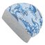 Wollhuhn ÖKO Leichte Mädchen/Jungen Beanie-Mütze Bündchen Elastisch Übergangszeit/Sommer Kinder-Mütze Baumwolle (Öko-Stoffe, Bio) 22222235 (Coole Dinos Blau/Grau, M)