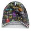 Wollhuhn Kinder Beanie – Zweilagige Longbeanie aus Jersey, wendbar & weich – innen grau – Handmade in Deutschland – ganzjährig (DE/NL/SE/PL, Numerisch, 52, 54, Cool Stuff Anthrazit/Bunt)