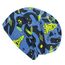 Wollhuhn Kinder Beanie – Zweilagige Longbeanie aus Jersey, wendbar & weich – innen grau – Handmade in Deutschland – ganzjährig (DE/NL/SE/PL, Numerisch, 56, 58, Space Neon Gelb)