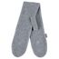 Sterntaler Schal aus Microfleece, gefüttert, mit Klettverschluss, zum Durchziehen - unisex Accessoires für Babys & Kleinkinder - warm, bequem und praktisch - silber melange, Gr. 80cm