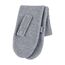Sterntaler Schal aus Microfleece, gefüttert, mit Klettverschluss, zum Durchziehen - unisex Accessoires für Babys & Kleinkinder - warm, bequem und praktisch - silber melange, Gr. 80cm