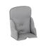 hauck Alpha Cosy, Stretch Grey - Hochstuhl Sitzverkleinerer Kissen für Babys ab 6 Monaten - Kompatibel mit Arketa, Beta+, Alpha+ Holzhochstuhl - mit Stabilisierten Seiten - Handwäsche
