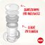 NUK Mini Magic Cup Night Trinklernbecher | 6+ Monate | 160 ml | 360° Auslaufschutz-Rand | Leuchtet im Dunkeln | Leicht zu greifende Griffe | BPA-frei & spülmaschinenfest | Blau