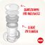 NUK Mini Magic Cup Trinklernbecher | auslaufsicherer 360°-Trinkrand | ab 6 Monaten | praktische Griffe | BPA-frei | 160 ml | rote Rollschuhe