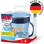 NUK Mini Magic Cup Night Trinklernbecher | 6+ Monate | 160 ml | 360° Auslaufschutz-Rand | Leuchtet im Dunkeln | Leicht zu greifende Griffe | BPA-frei & spülmaschinenfest | Blau