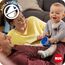 NUK Mini Magic Cup Trinklernbecher | auslaufsicherer 360°-Trinkrand | ab 6 Monaten | praktische Griffe | BPA-frei | 160 ml | rote Rollschuhe