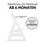 hauck Click Tray, Grey - Klick Essbrett für Alpha+ & Beta+ Holzhochstuhl - Werkzeuglose Montage auf Schutzbügel - Pflegeleichtes & GRS Zertifiziertes Kunststoff - für Baby & Kinder 6-36 Monaten