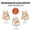 hauck Highchair Baby Seat, White - Sitzverkleinerer für Holzhochstuhl Alpha+, Beta+ & Arketa, 6-24 Monaten, Ergonomisch & Mitwachsend, Werkzeuglose Montage