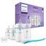 Philips Avent Babyflaschen mit AirFree Ventil & Avent Babypflege-Set – Starter-Set mit 9 Zubehörteilen