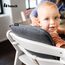 hauck Alpha Cosy, Dunkelgrau - Hochstuhl Sitzverkleinerer Kissen für Babys ab 6 Monaten - Kompatibel mit Arketa, Beta+, Alpha+ Holzhochstuhl - mit Stabilisierten Seiten - Handwäsche