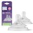 Philips AVENT Natural Response Sauger – 2x Sauger für Babyflaschen mit Durchflussstärke 4, für Babys ab 3 Monaten, BPA-frei (Modell SCY964/02)