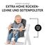 hauck Alpha Cosy, Dunkelgrau - Hochstuhl Sitzverkleinerer Kissen für Babys ab 6 Monaten - Kompatibel mit Arketa, Beta+, Alpha+ Holzhochstuhl - mit Stabilisierten Seiten - Handwäsche