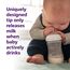 Philips AVENT Babyflaschen Natural Response – 2x Babyflaschen, 260 ml, für Neugeborene ab 1 Monat, BPA-frei (Modell SCY903/02)