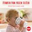 NUK Magic Cup Ersatz-Silikondichtscheibe | für den NUK Magic Cup und Mini Trinklernbecher | 360°-Trinkrand | verhindert Kleckern und Verschütten | BPA-frei | Weiß