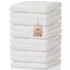 NatureMark 10er-Pack Baby-Mulltücher – 100% Baumwolle – weiche und saugfähige Tücher für Stillen & Babypflege, Windeln, Pucktücher & Waschlappen – Weiß, 70x70 cm