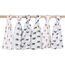 GLLQUEN BABY Musselintücher für Babys, 6 Stück Spucktücher aus Baumwolle 70 cm x 70 cm, saugfähig und atmungsaktiv und ideal zum Reinigen, Abwischen und Abdecken von Neugeborenen