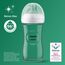 Philips AVENT Babyflasche Natural Response aus Glas – Babyflasche, 240 ml, BPA-frei, für Neugeborene ab 1 Monat (Modell SCY933/01)