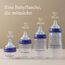 Lansinoh Babyflaschen mit NaturalWave Sauger Gr. S, 160 ml - Doppelpack - neues kompaktes Design für verbesserte Stabilität - mit stapelbarem Deckel