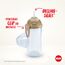 NUK Flexi Cup Trinklernbecher für Kleinkinder | 12+ Monate | 300 ml | Auslaufsicherer, weicher Trinkhalm | Clip & Schutzkappe | BPA-frei | Blau