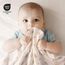 GLLQUEN BABY Musselintücher für Babys, 70 cm x 70 cm, 6er-Pack Spucktücher aus Baumwolle, saugfähig und atmungsaktiv und ideal zum Reinigen, Abwischen und Abdecken von Neugeborenen(Sonnenblume)