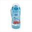 NUK Flexi Cup Trinklernbecher für Kleinkinder | 12+ Monate | 300 ml | Auslaufsicherer, weicher Trinkhalm | Clip & Schutzkappe | BPA-frei | Blau