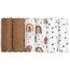 GLLQUEN BABY Musselintücher für Babys, 6 Stück Spucktücher aus Baumwolle 70 cm x 70 cm, saugfähig und atmungsaktiv und ideal zum Reinigen, Abwischen und Abdecken von Neugeborenen (Packung mit 2)