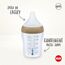 NUK Perfect Match Babyflasche | Ab 0 Monate | Passt sich dem Baby an | Temperature Control | Anti-Colic | 150 ml | BPA-frei | Silikontrinksauger, Small | Regenbogen