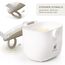 Termichy Milchpulver Portionierer baby, Milchpulver-Spender, 250g luftdichter tragbarer Milchpulver-Behälter für Reisen, mit Schaber und Löffel (Khaki,1 Stück)